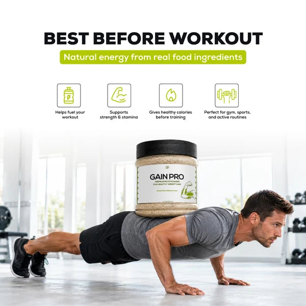 Gain Pro – Premium Nuts Powder for Healthy Weight Gain